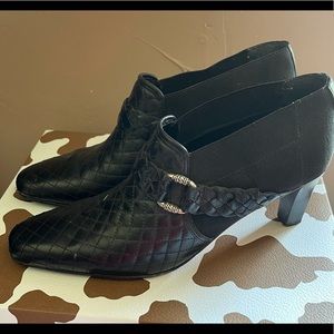 Brighton Black Heel Dress Shoe